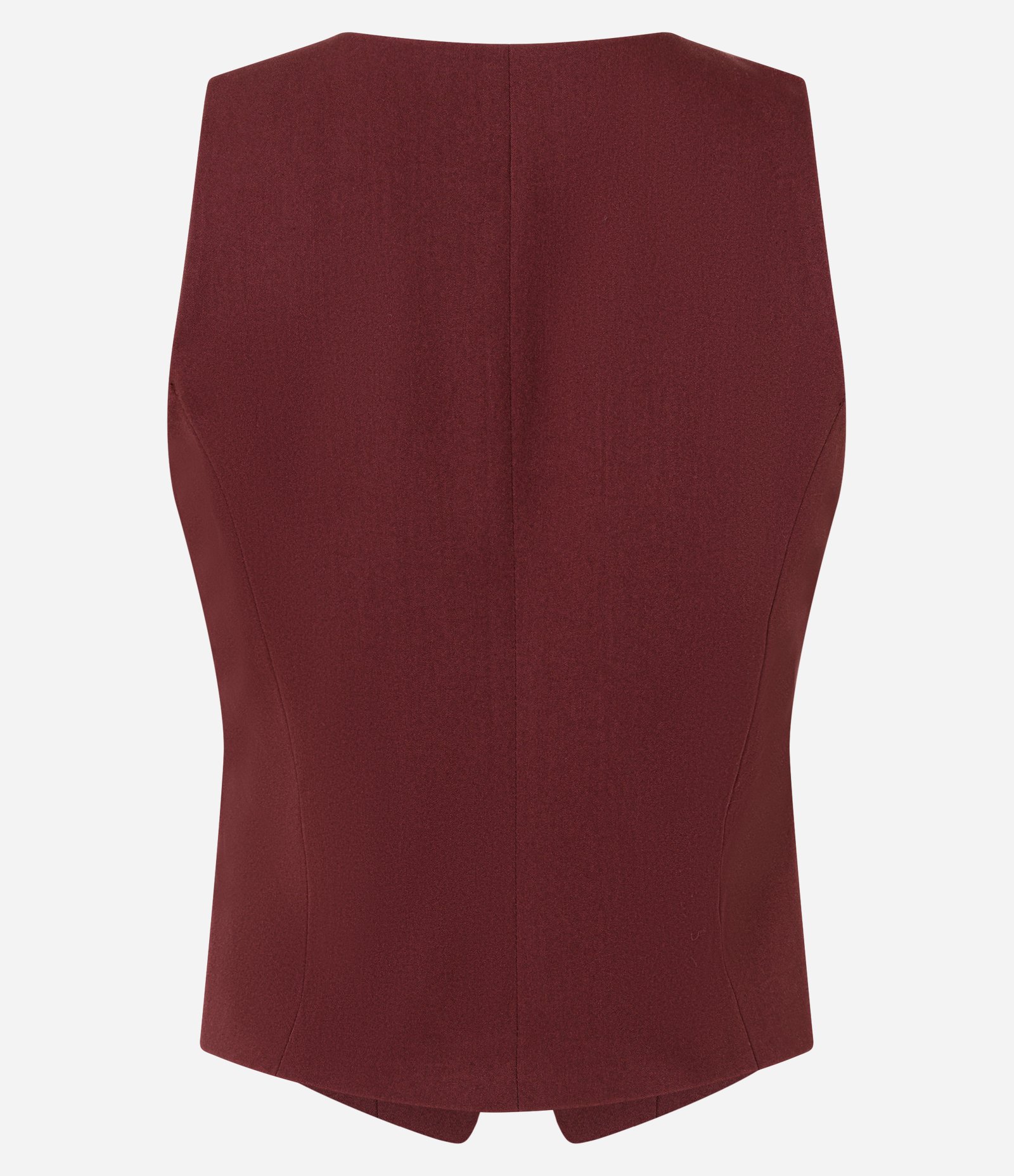 Colete Ajustado de Alfaiataria com Fechamento em Zíper Vermelho 6