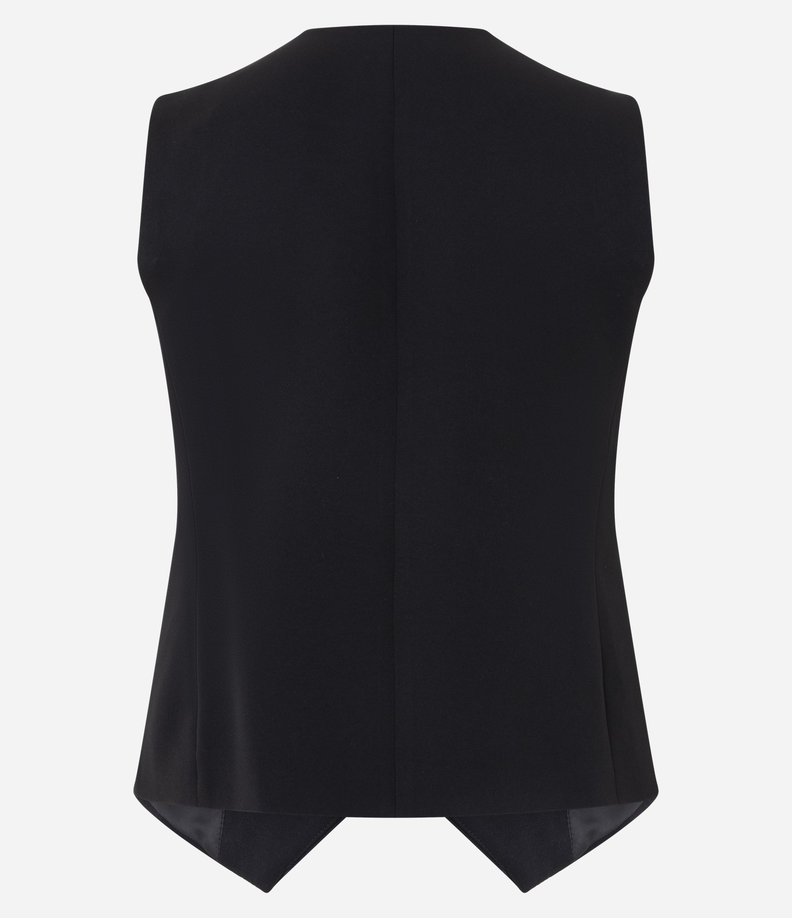 Colete de Alfaiataria com Sobreposição Dupla Preto 6