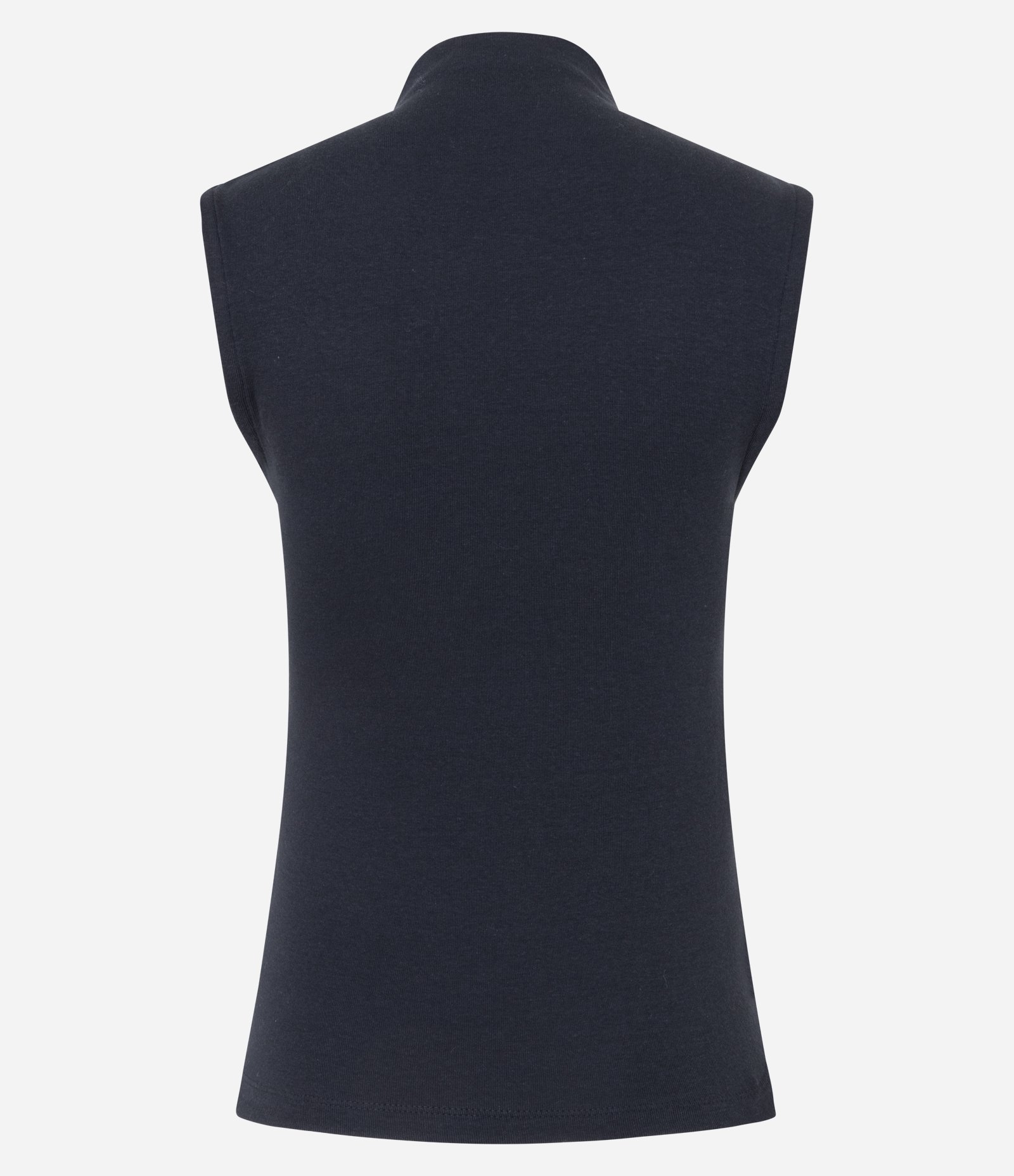 Blusa Regular em Modal com Gola Alta Preto 2