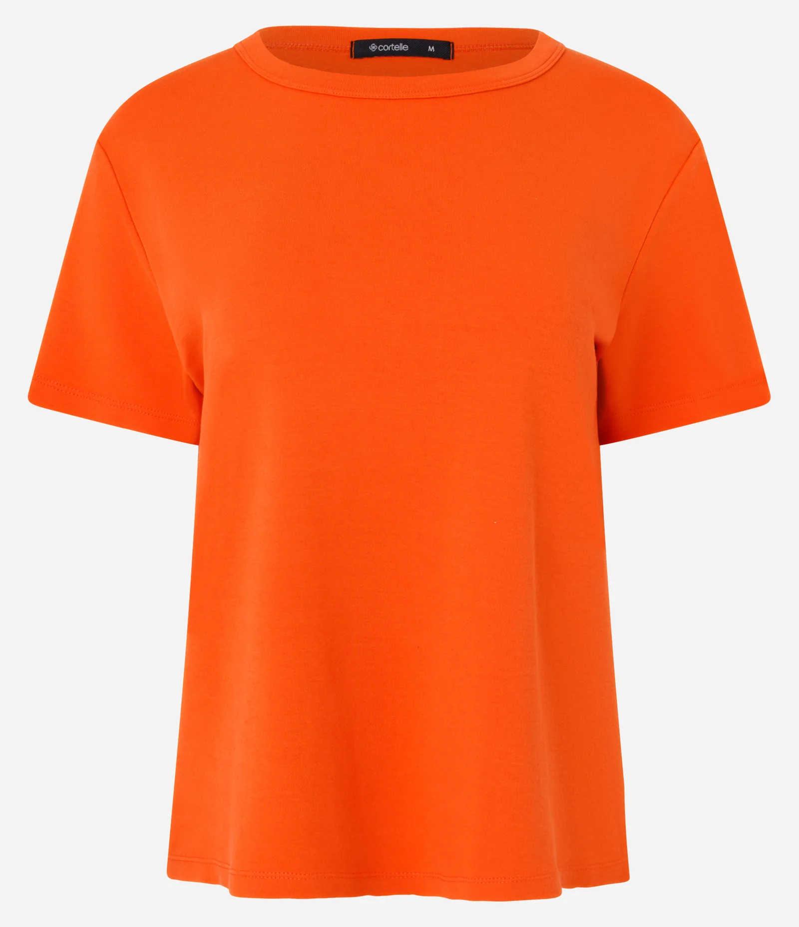 Blusa Básica Regular em Algodão Laranja 1