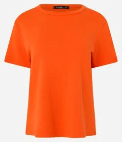 Blusa Básica Regular em Algodão
