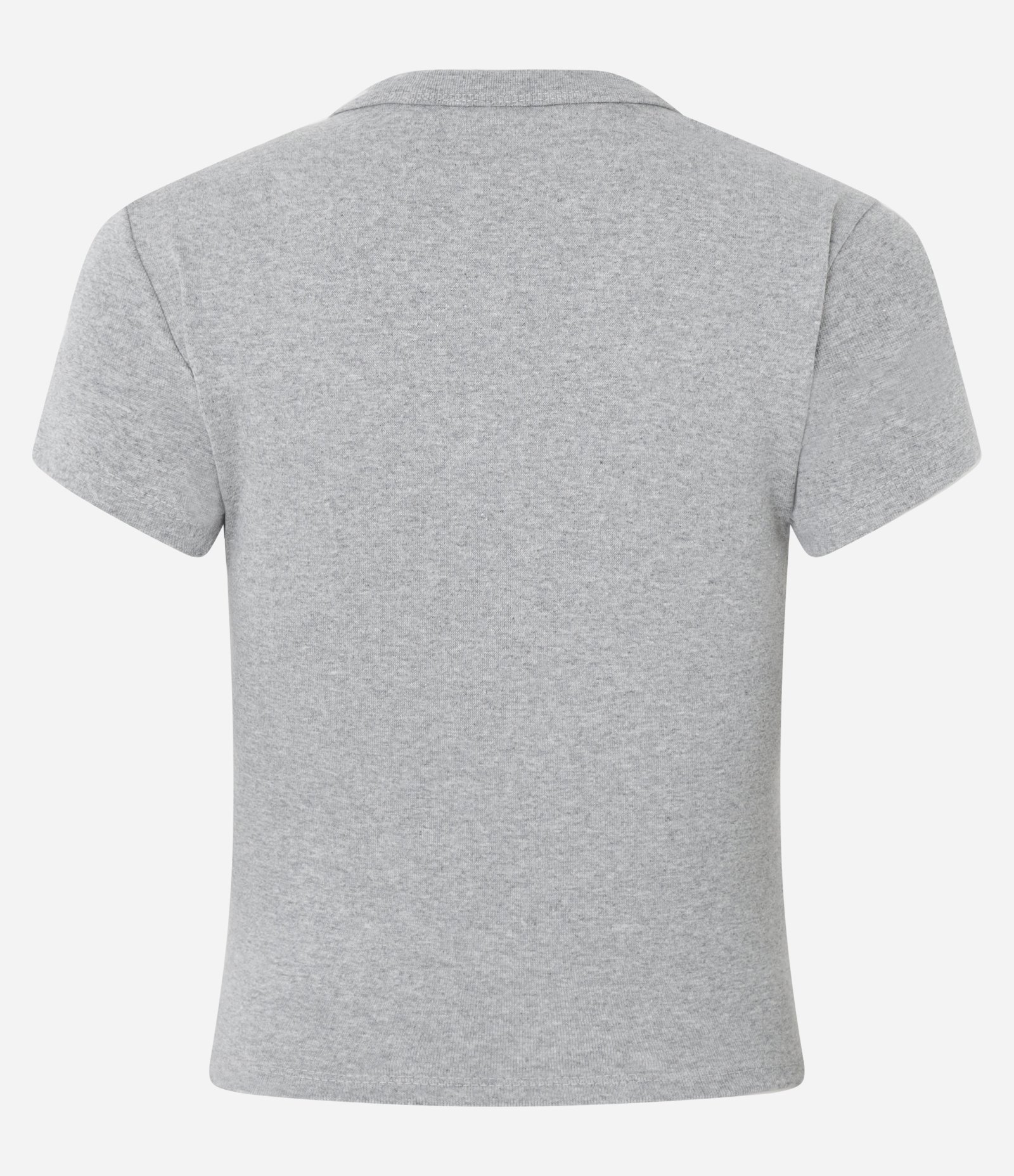 Blusa Alongada Ajustada em Ribana Cinza 6