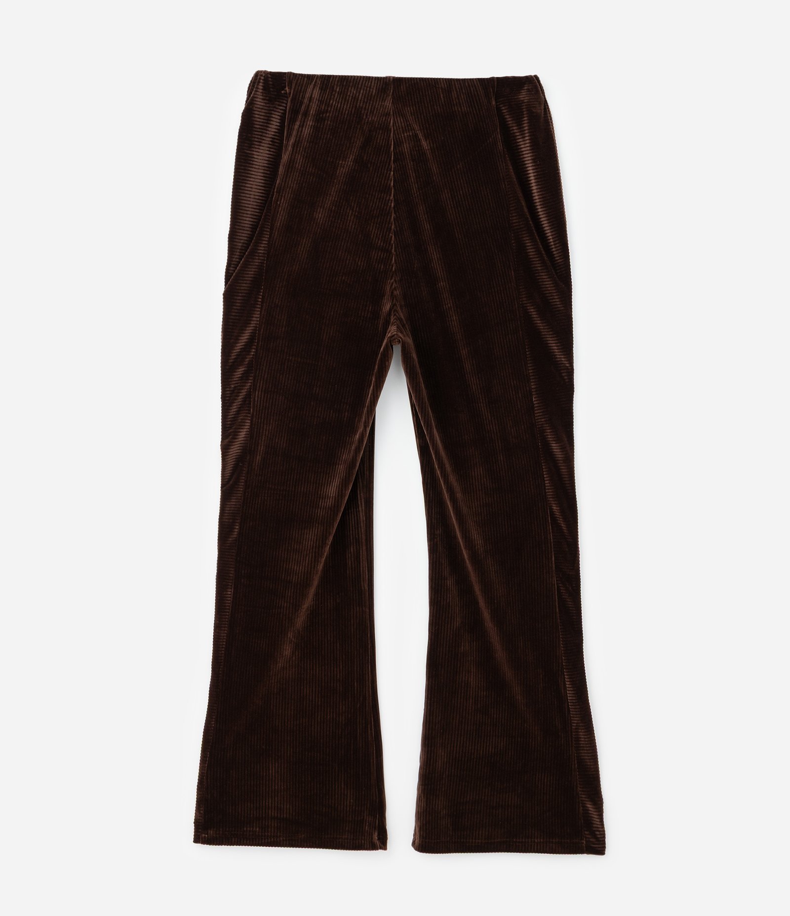 Calça Esportiva em Plush com Recortes Curve & Plus Size Marrom 7