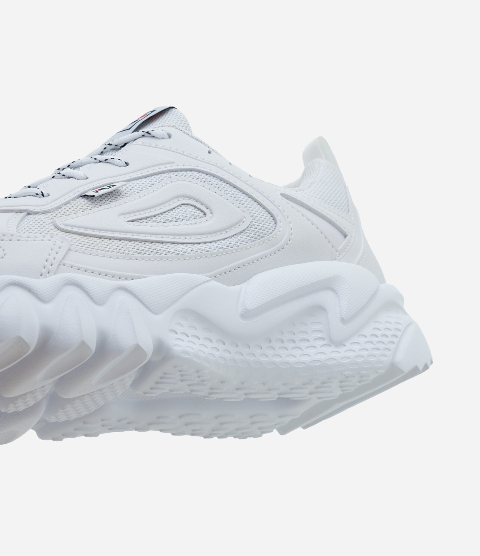 Tênis em PU com Texturas Fila Branco 3