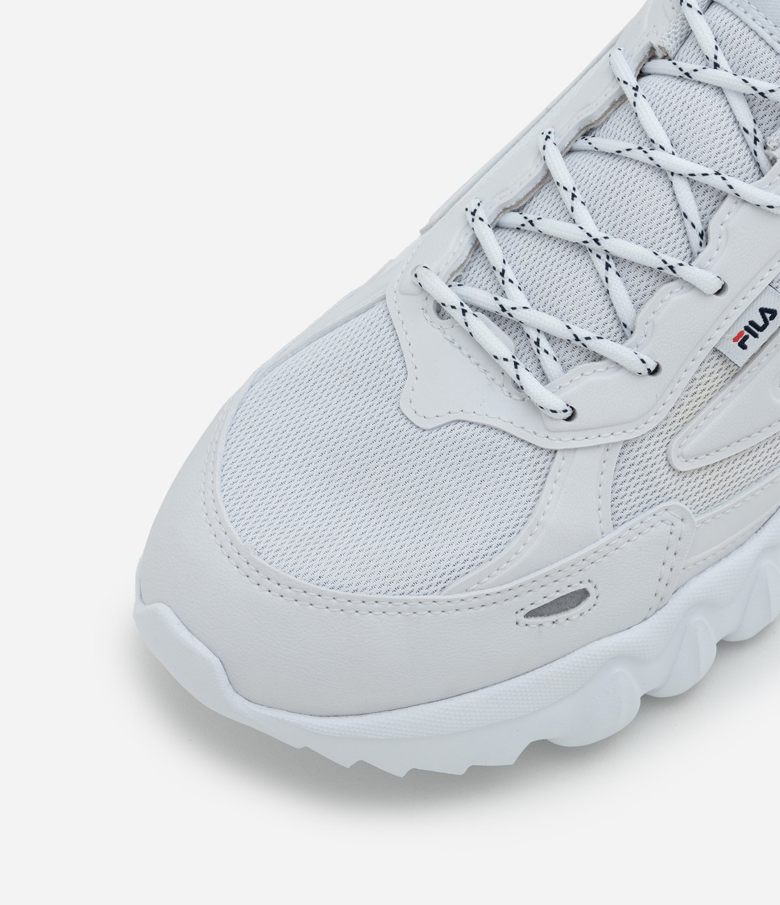 Tênis em PU com Texturas Fila Branco 4