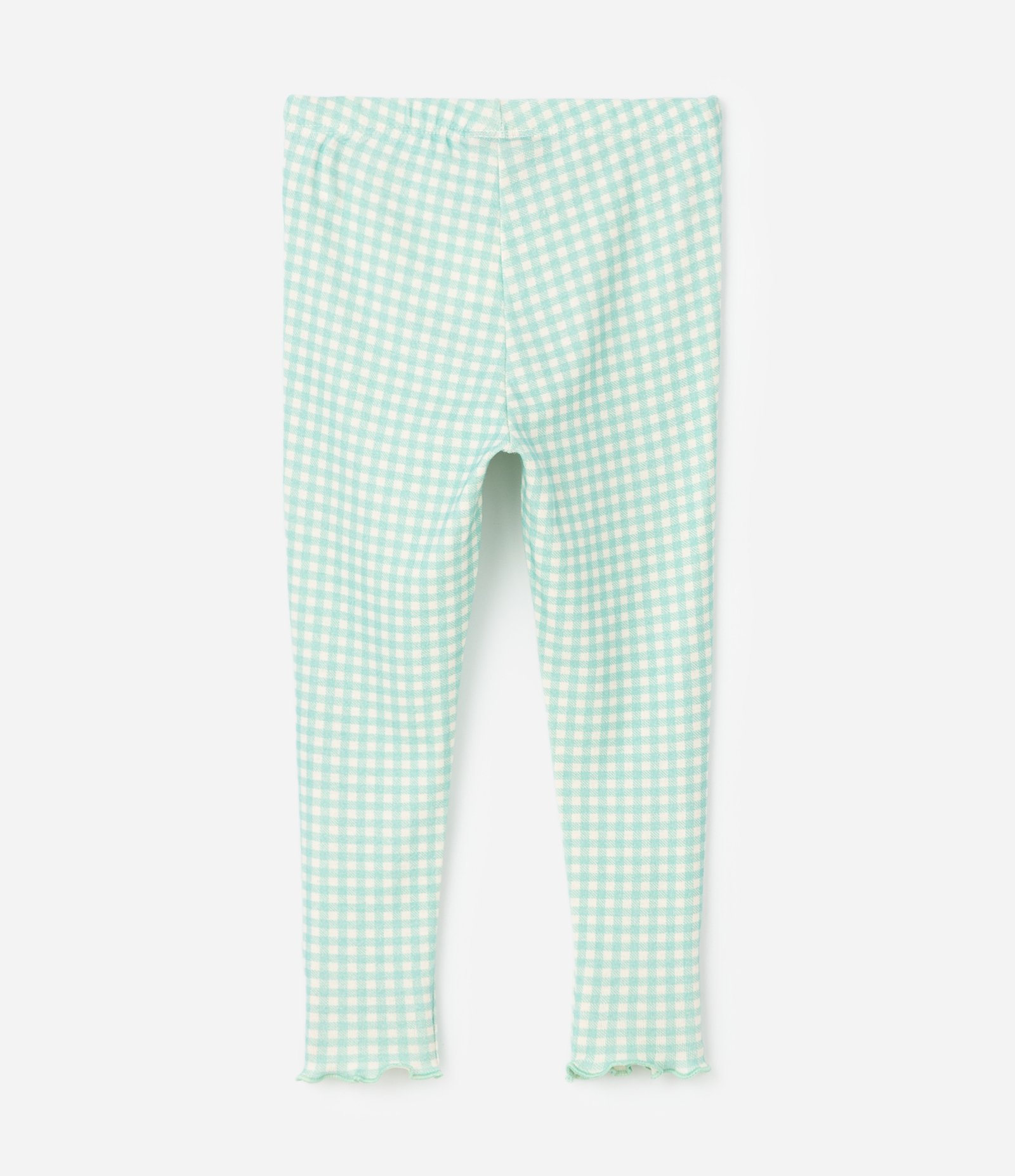 Pijama Infantil com Blusa Floral e Calça Xadrez – Tam 1 a 6 Anos Bege/Verde 7