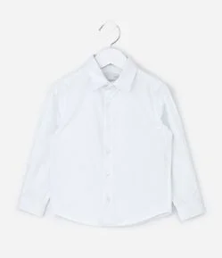 Camisa Infantil Manga Longa em Fibra de Bambu – Tam 1 a 6 Anos