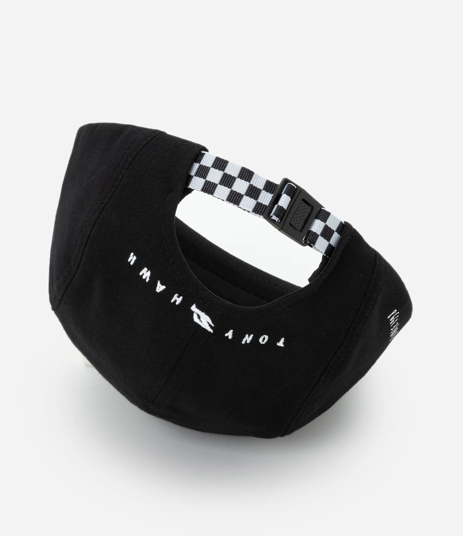 Boné 5 Panel em Sarja com Bordado Tony Hawk Preto 4