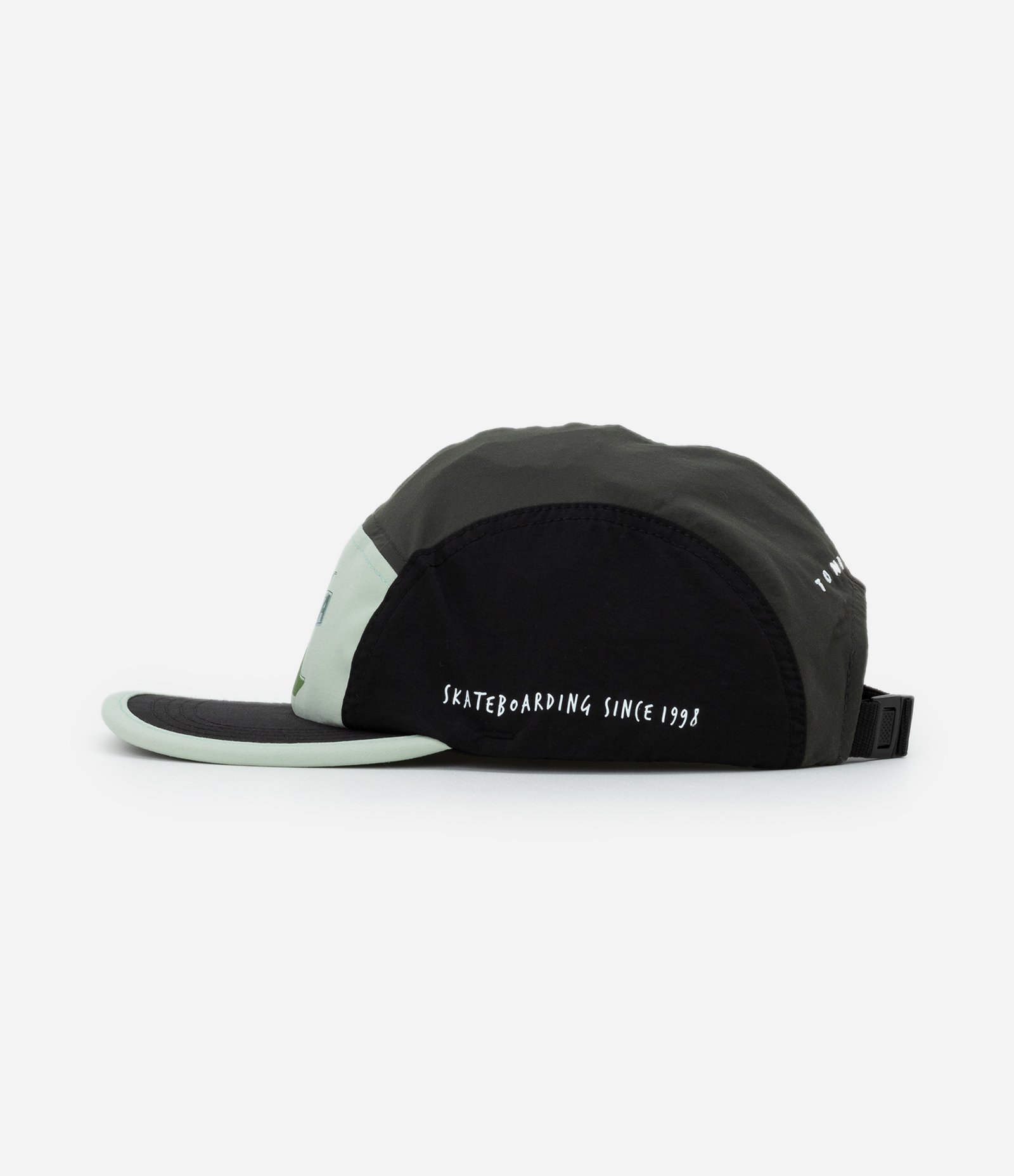 Boné 5 Panel Tony Hawk com Estampa Skate Park Verde Acqua 3