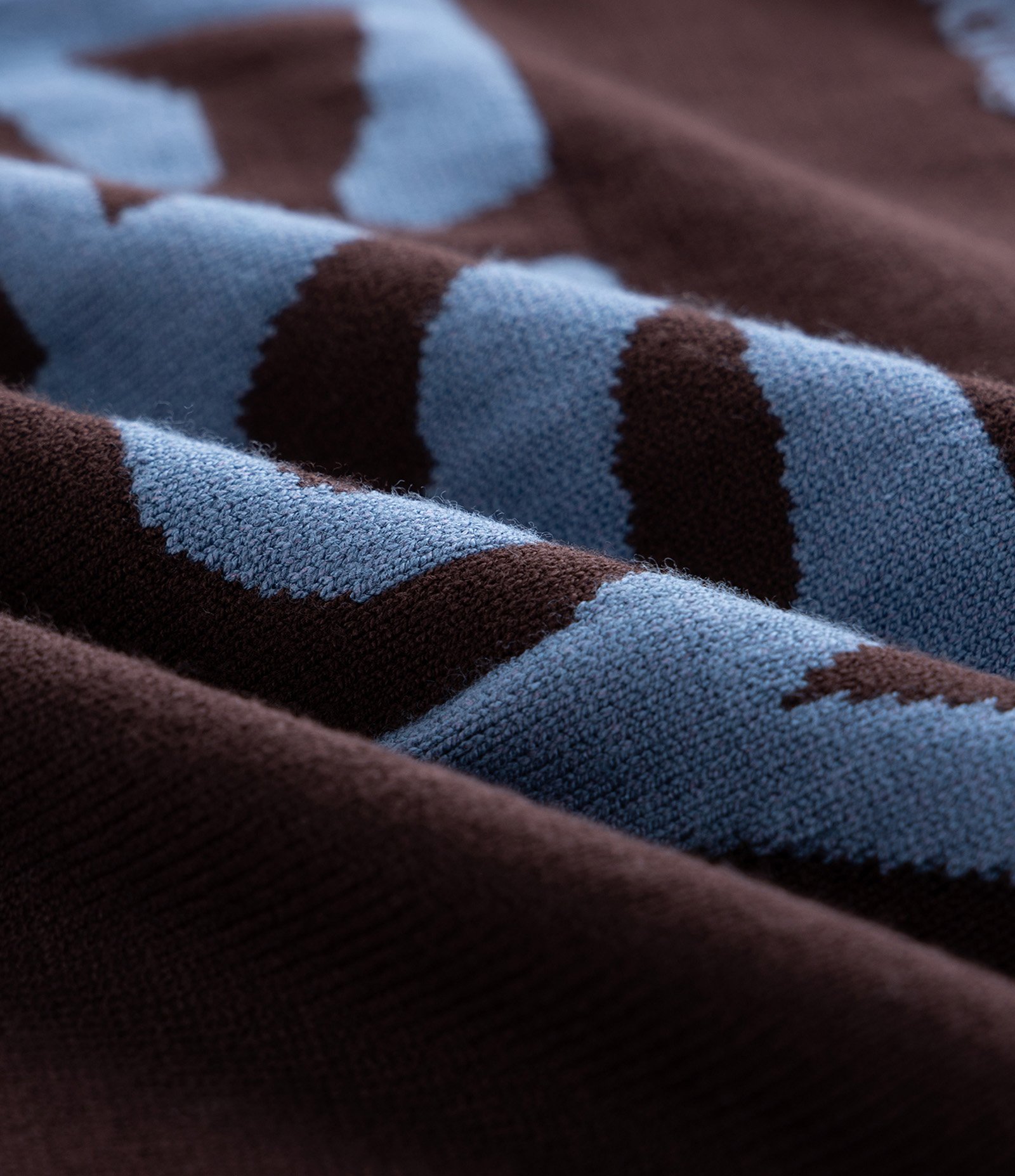 Suéter Boxy em Jacquard com Lettering Marrom 7