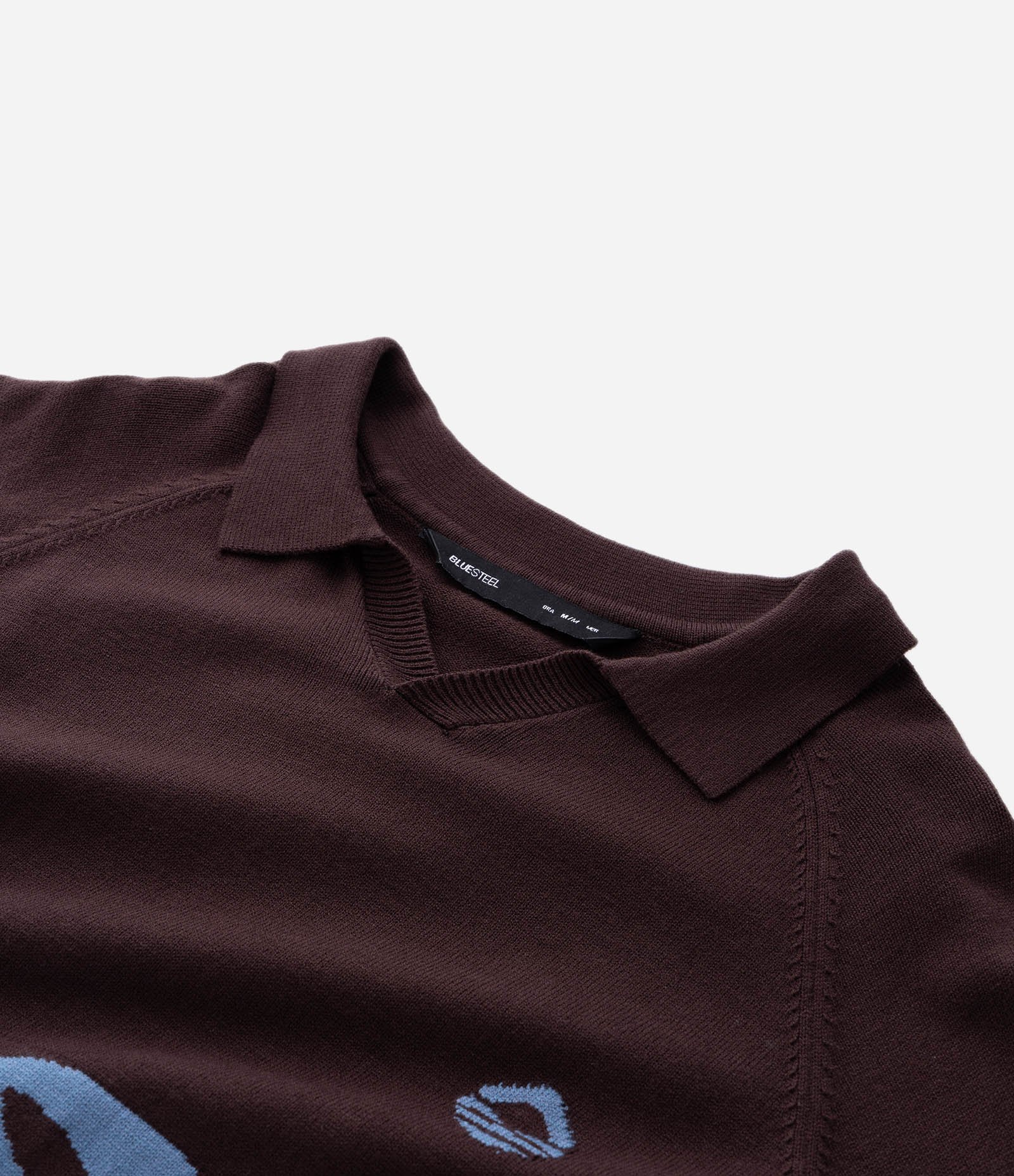 Suéter Boxy em Jacquard com Lettering Marrom 11