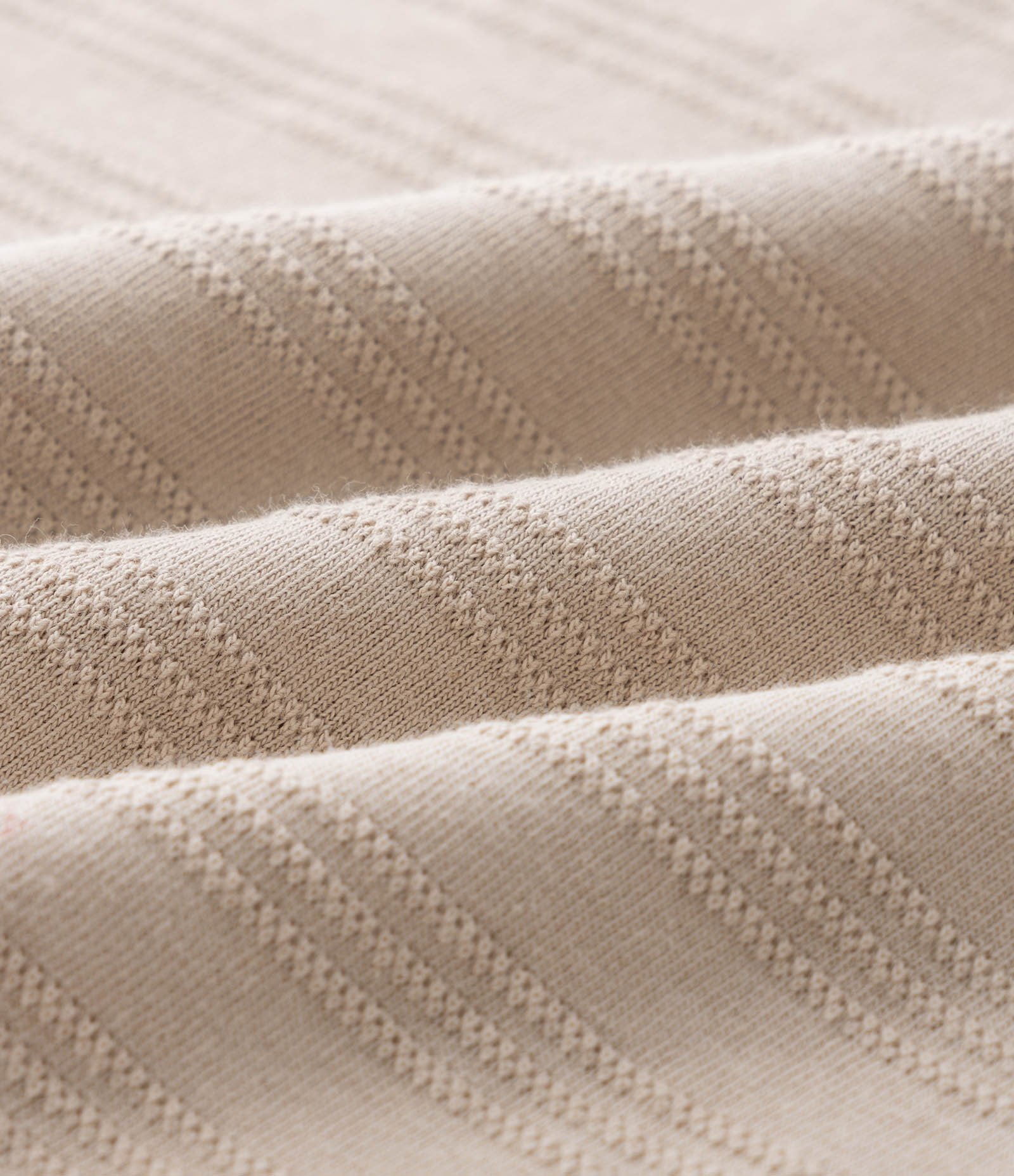 Camiseta Infantil Henley em Algodão Texturizado – Tam 5 a 14 Anos Bege Claro 4