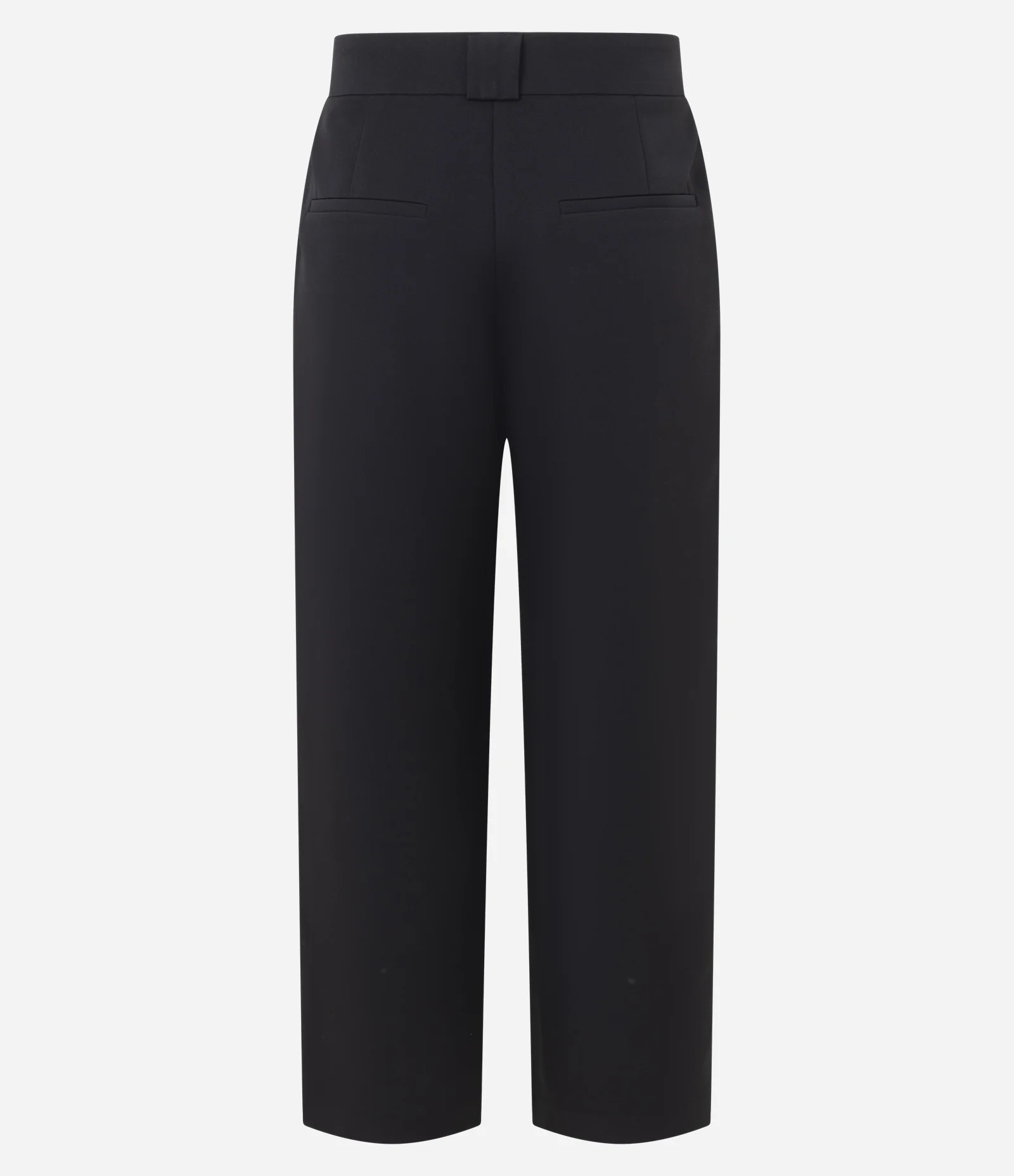 Calça Reta Alfaiatada com Passantes Largos Preto 2