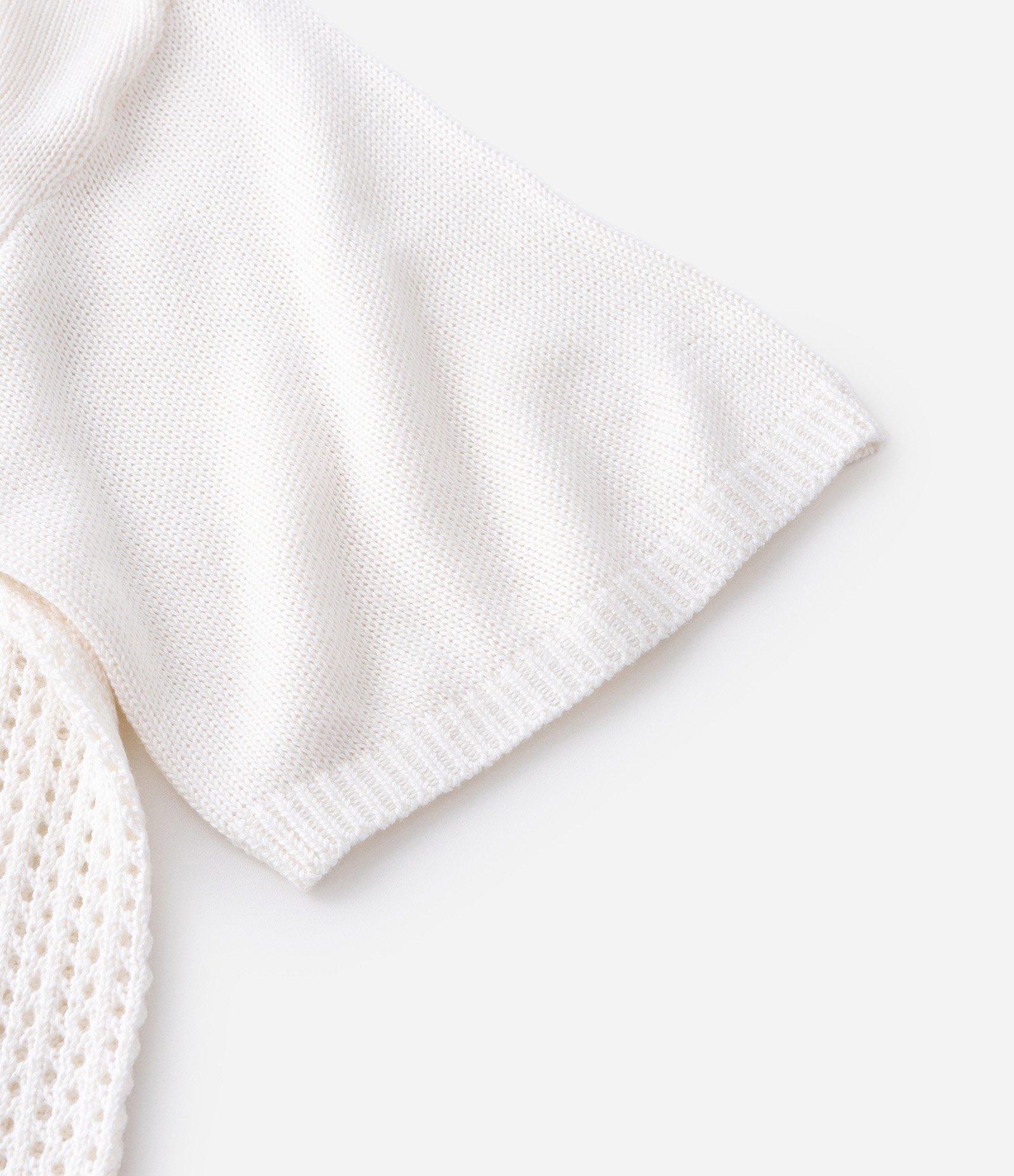 Camiseta Oversized Manga Curta em Jacquard Esportiva Nº 23 Branco 9
