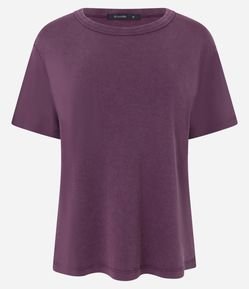 Blusa Básica Regular em Algodão