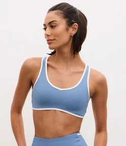 Top Nadador Esportivo com Viés Contrastante e Bojo