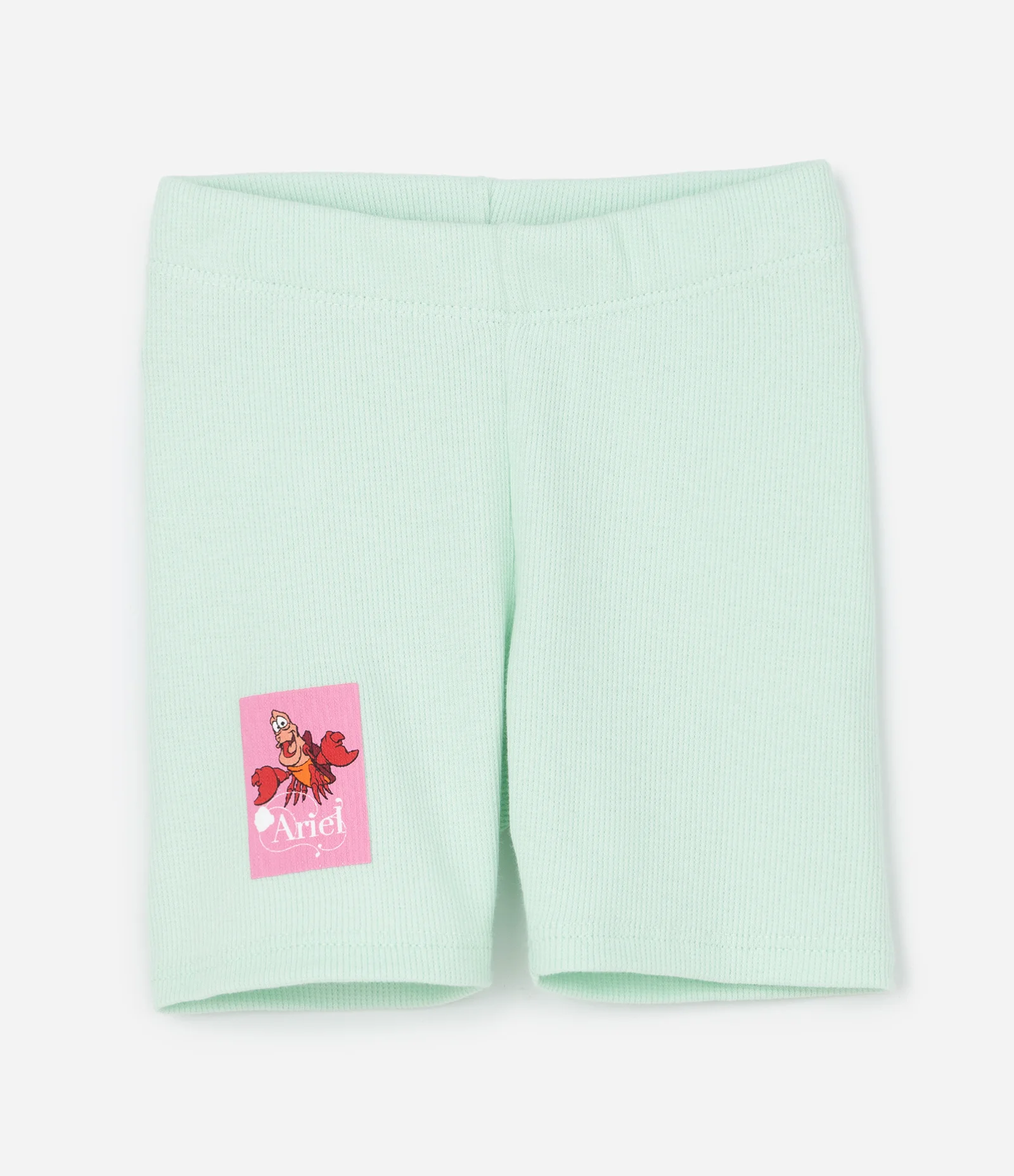 Conjunto Infantil Blusa e Short com Estampa Ariel Pequena Sereia – Tam 1 a 5/6 Rosa/Verde 4