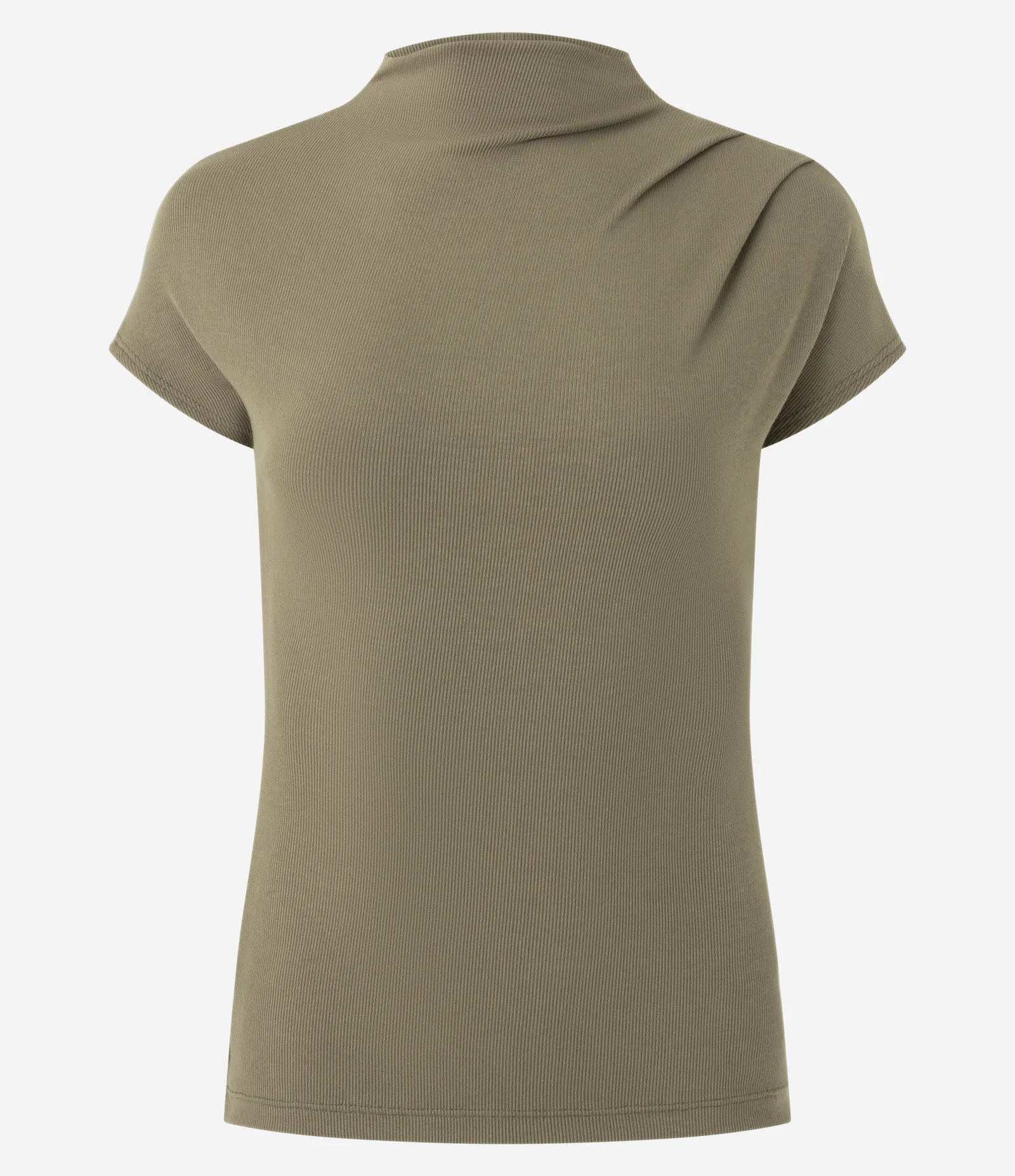 Blusa em Viscose Seamless com Golinha Alta Verde 1