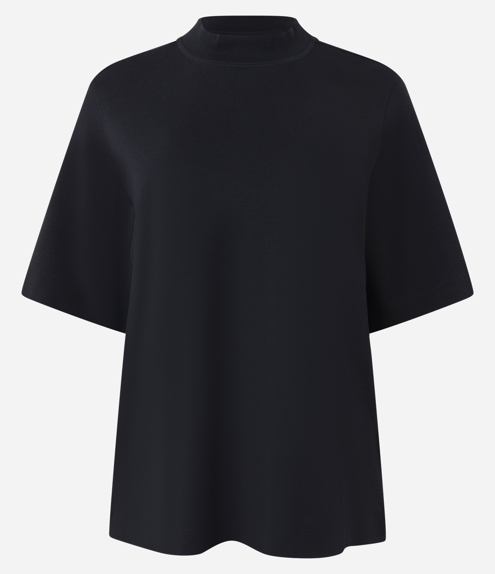 Blusa com Modelagem Alongada e Manga Ampla Preto 4