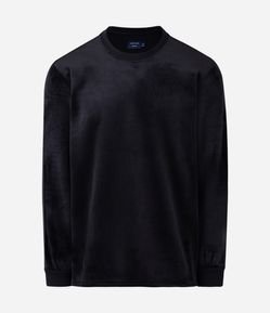Camiseta  Manga Longa Veludo Cotelê