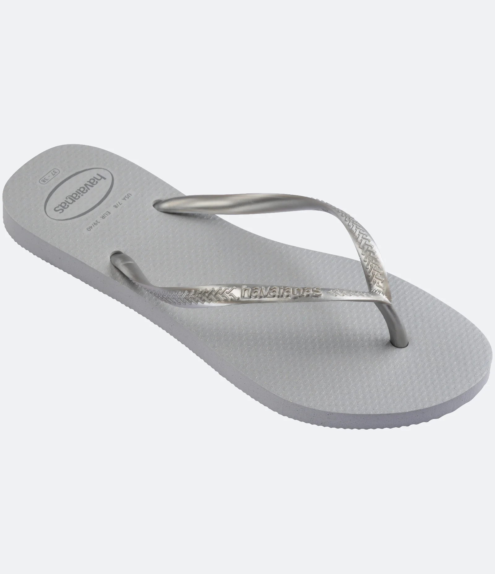 Chinelo Slim Gloss Havaianas Prata 2