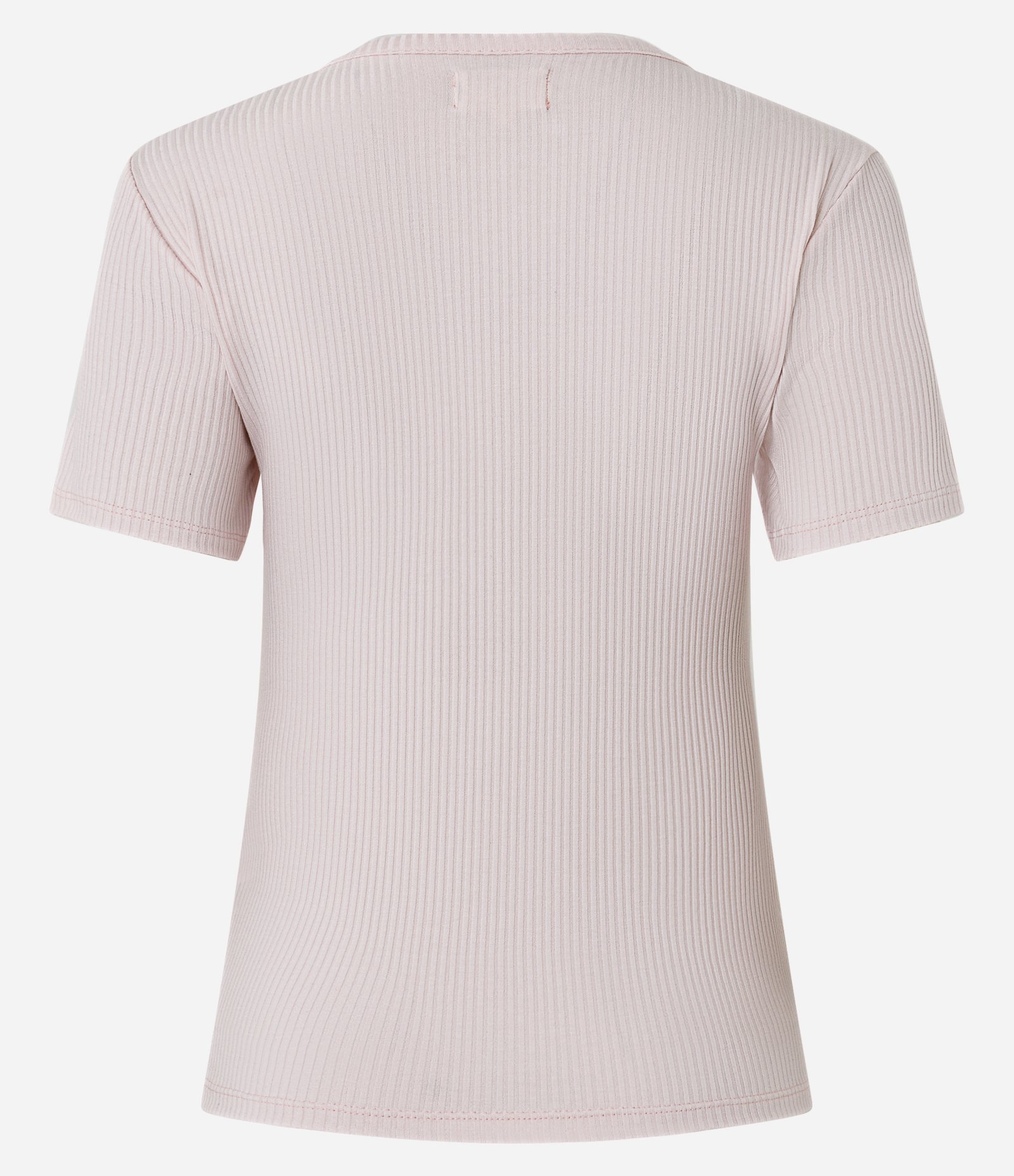 Blusa de Pijama em Ribana com Botões no Decote Rosa 3