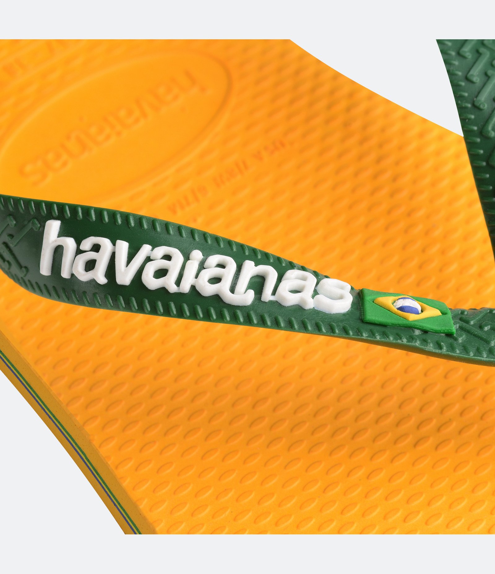 Chinelo Emborrachado Havaianas Amarelo/Verde 6