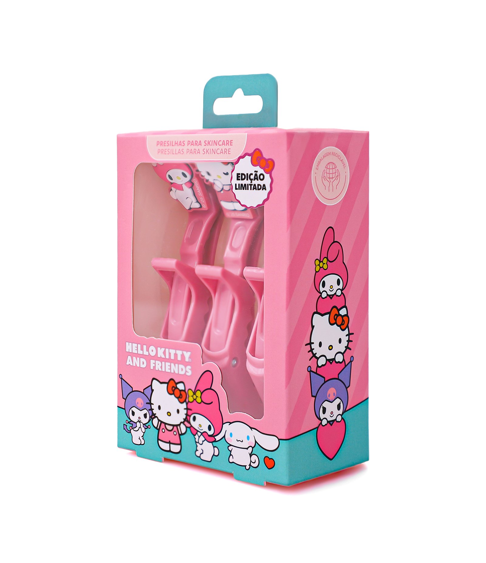 Presilhas de Cabelo para SkinCare Hello Kitty and Friends U 2