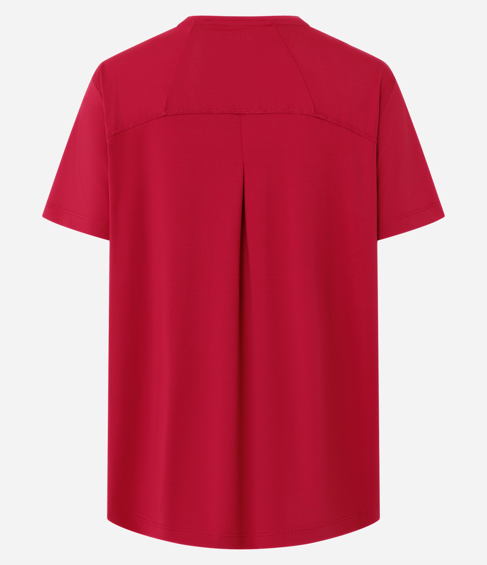 Camiseta Esportiva Manga Curta em Poliamida Vermelho 7