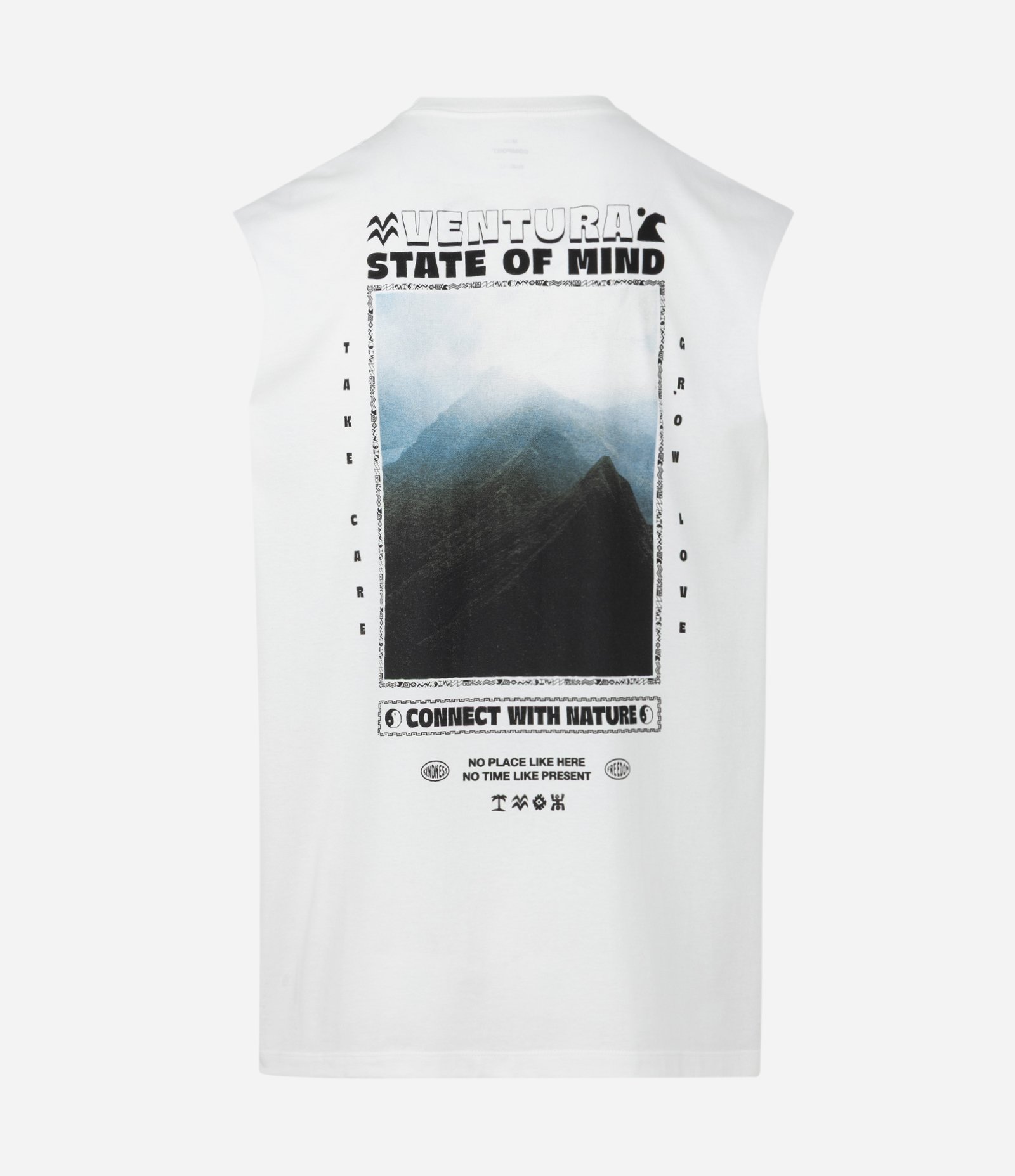 Regata Comfort com Estampa Photoprint Ventura State of Mind Branco 6