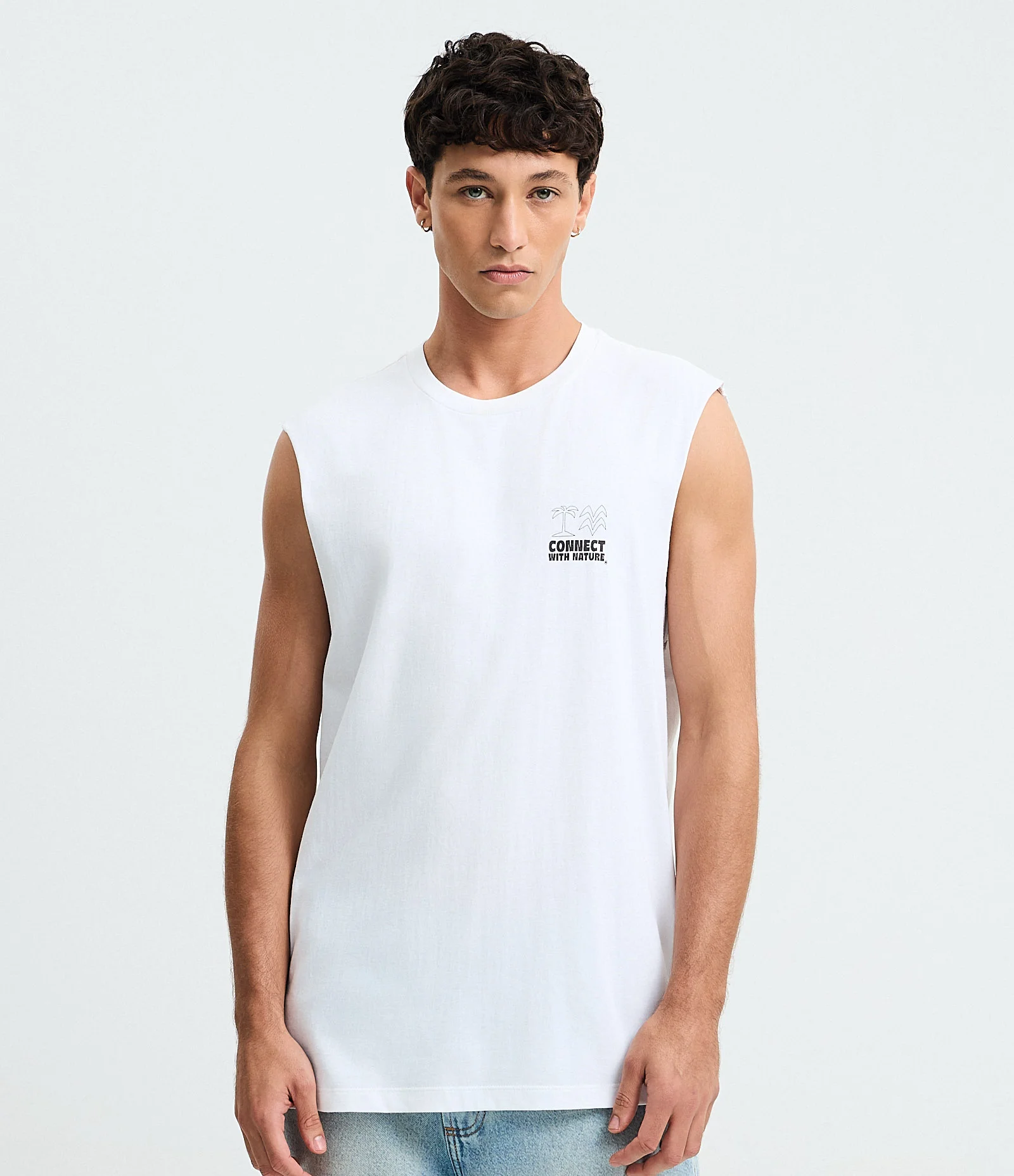 Regata Comfort com Estampa Photoprint Ventura State of Mind Branco 1
