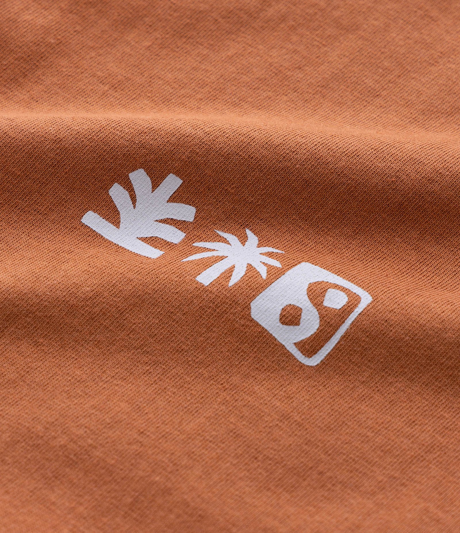Regata Comfort em Algodão com Estampa Abstrata Laranja 8