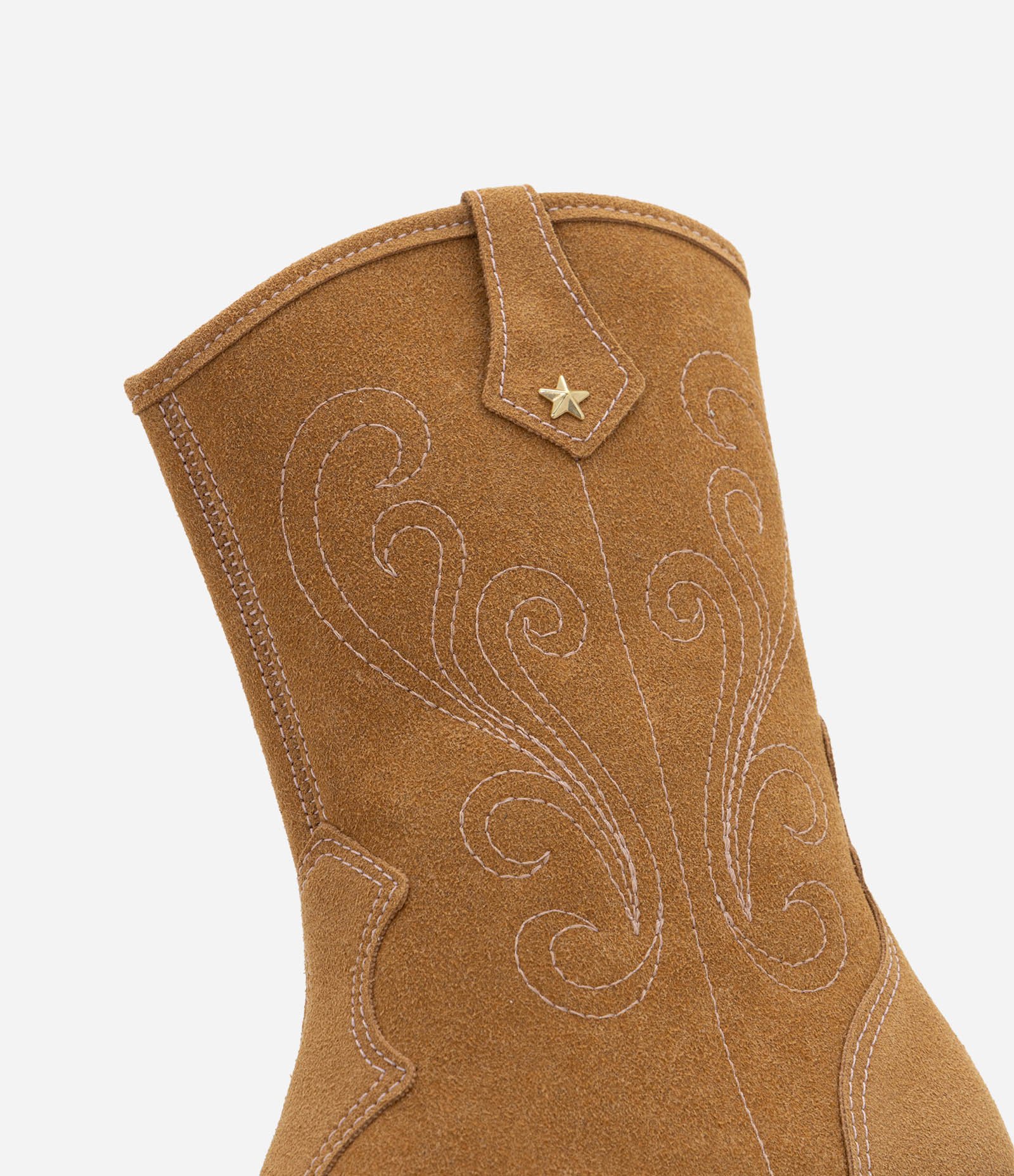 Bota Infantil Western com Bordado – Tam 26 a 36 Caramelo 3