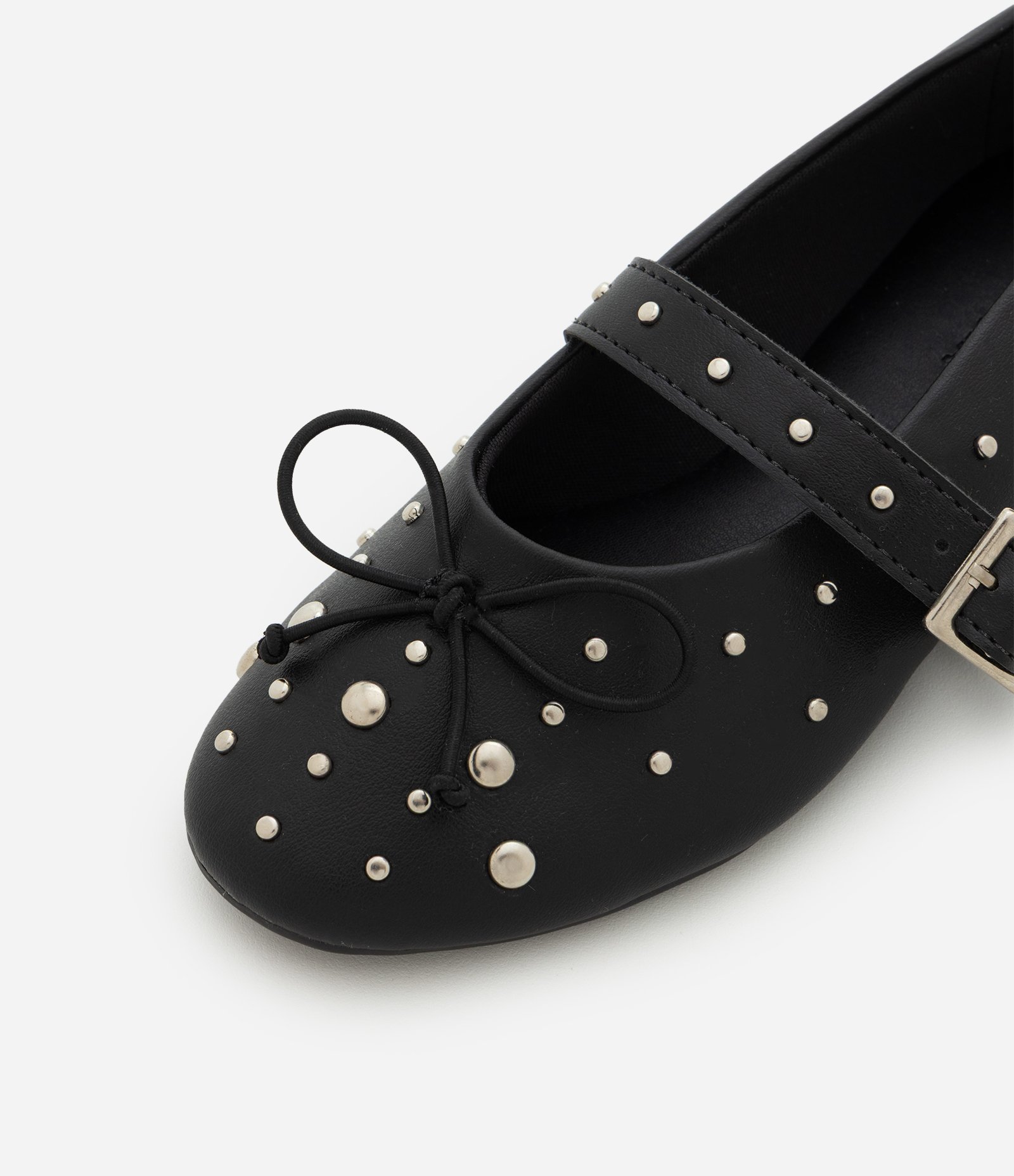 Sapatilha Infantil com Tachinhas e Fivela – Tam 28 a 34 Preto 4