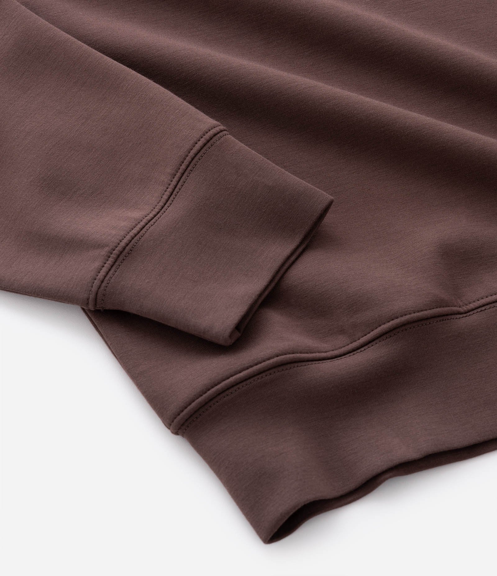 Blusão de Pijama com Capuz em Modal Marrom 5