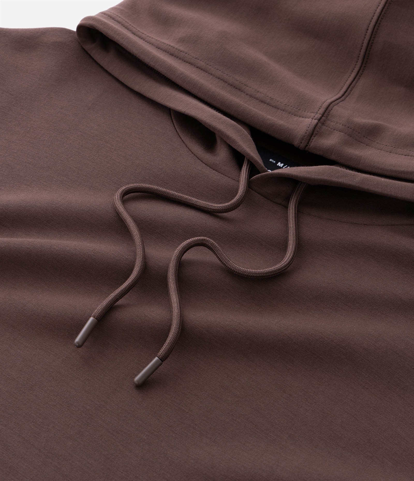 Blusão de Pijama com Capuz em Modal Marrom 7