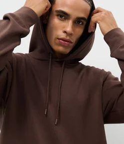 Casaco Fechado de Pijama em Modal com Capuz