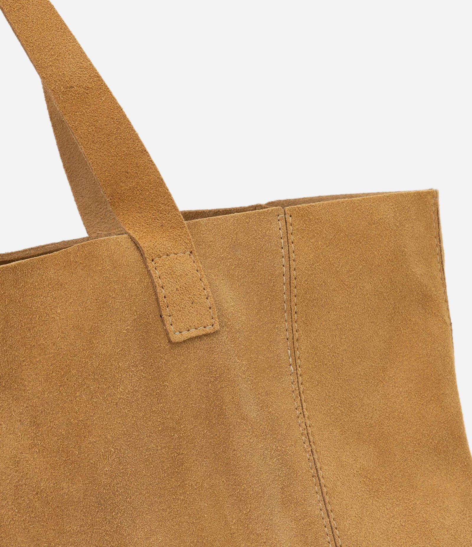 Bolsa Tote em Camurça Bege 4