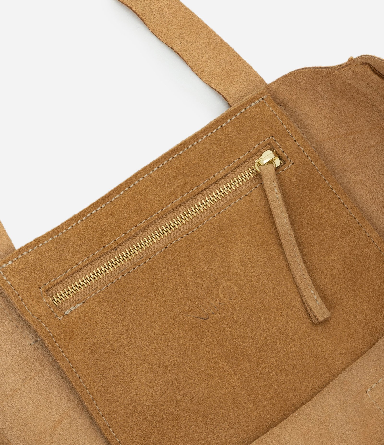 Bolsa Tote em Camurça Bege 6