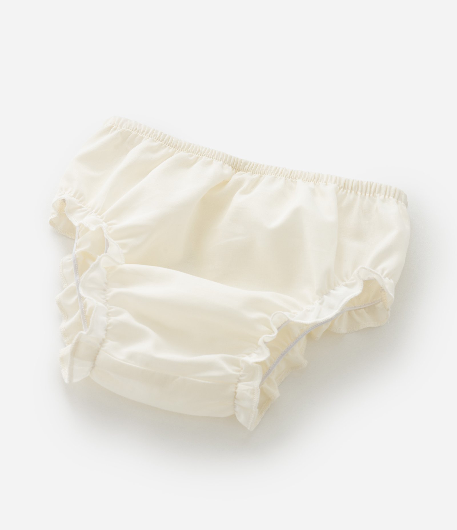 Vestido Infantil Xadrez em Tricoline com Bordados e Calcinha – Tam 0 a 18 Meses Marrom/Bege 7