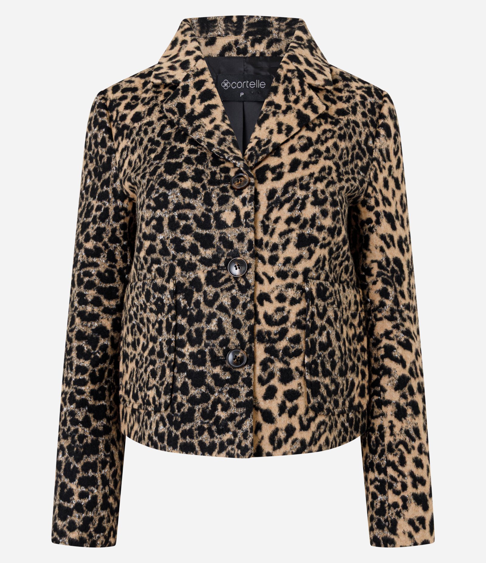 Blazer Leve Animal Print com Abotoamento Frontal Animal Print 6