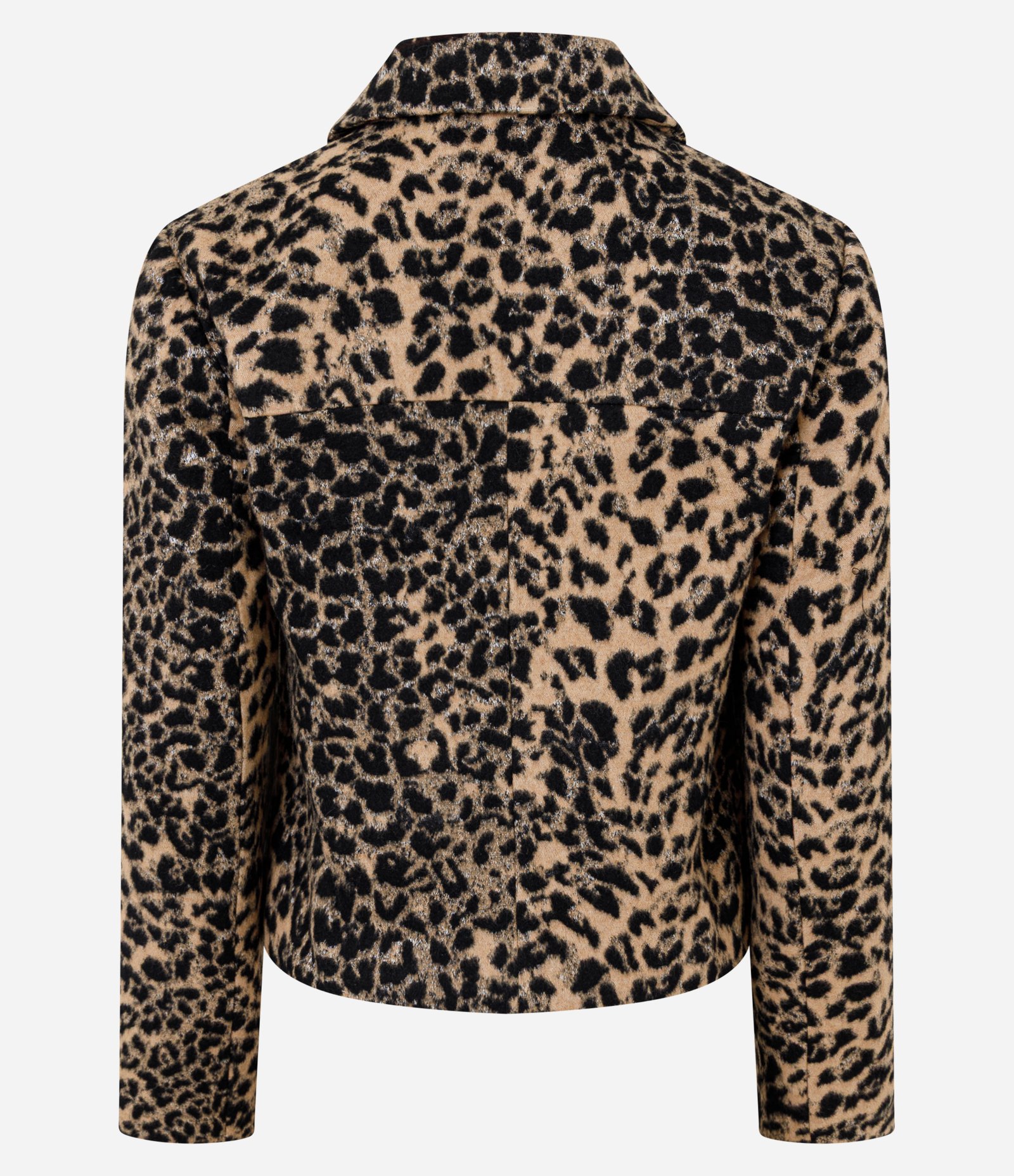 Blazer Leve Animal Print com Abotoamento Frontal Animal Print 8