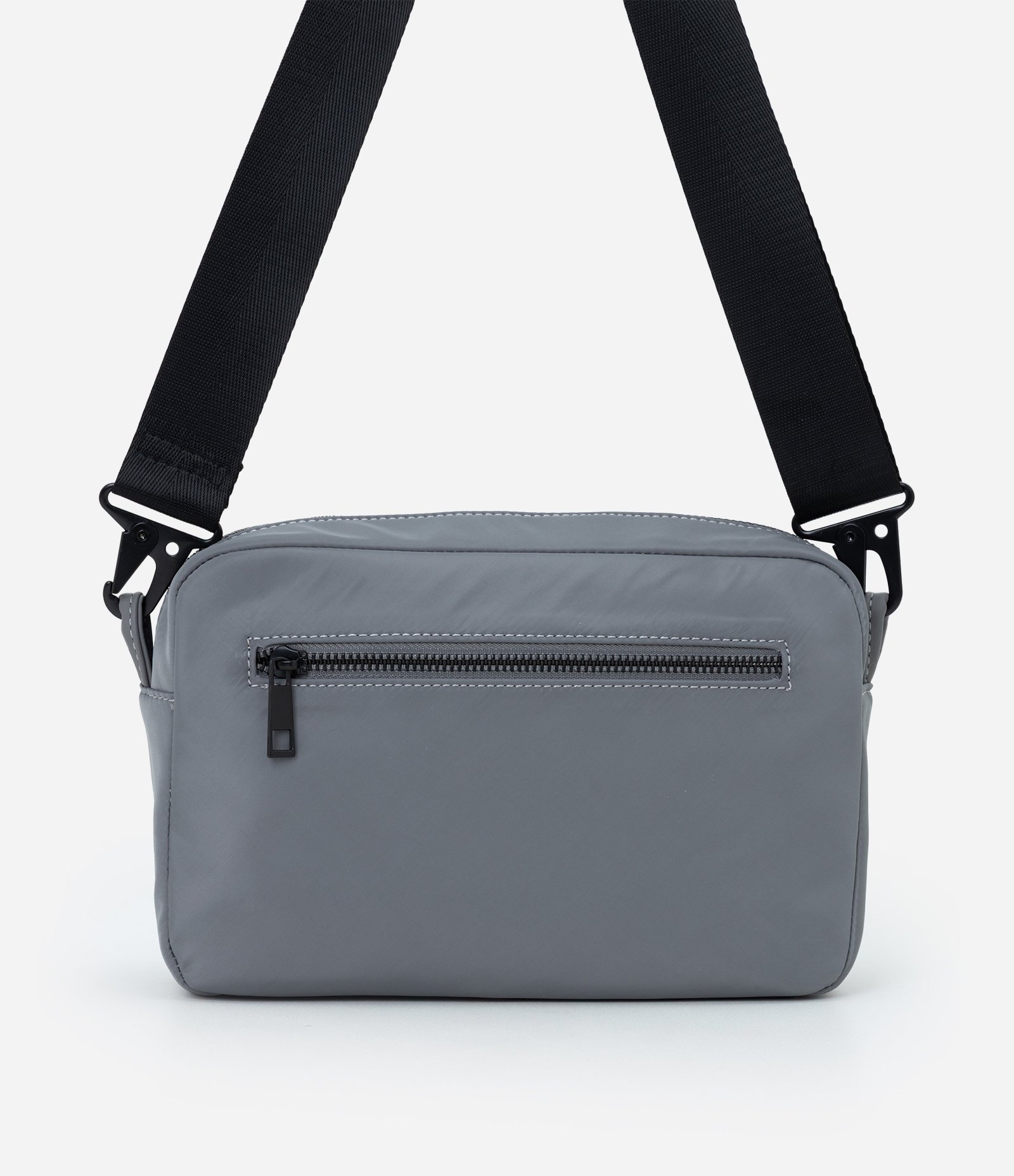 Bolsa Shoulder Bag com 2 Bolsos Cinza 3