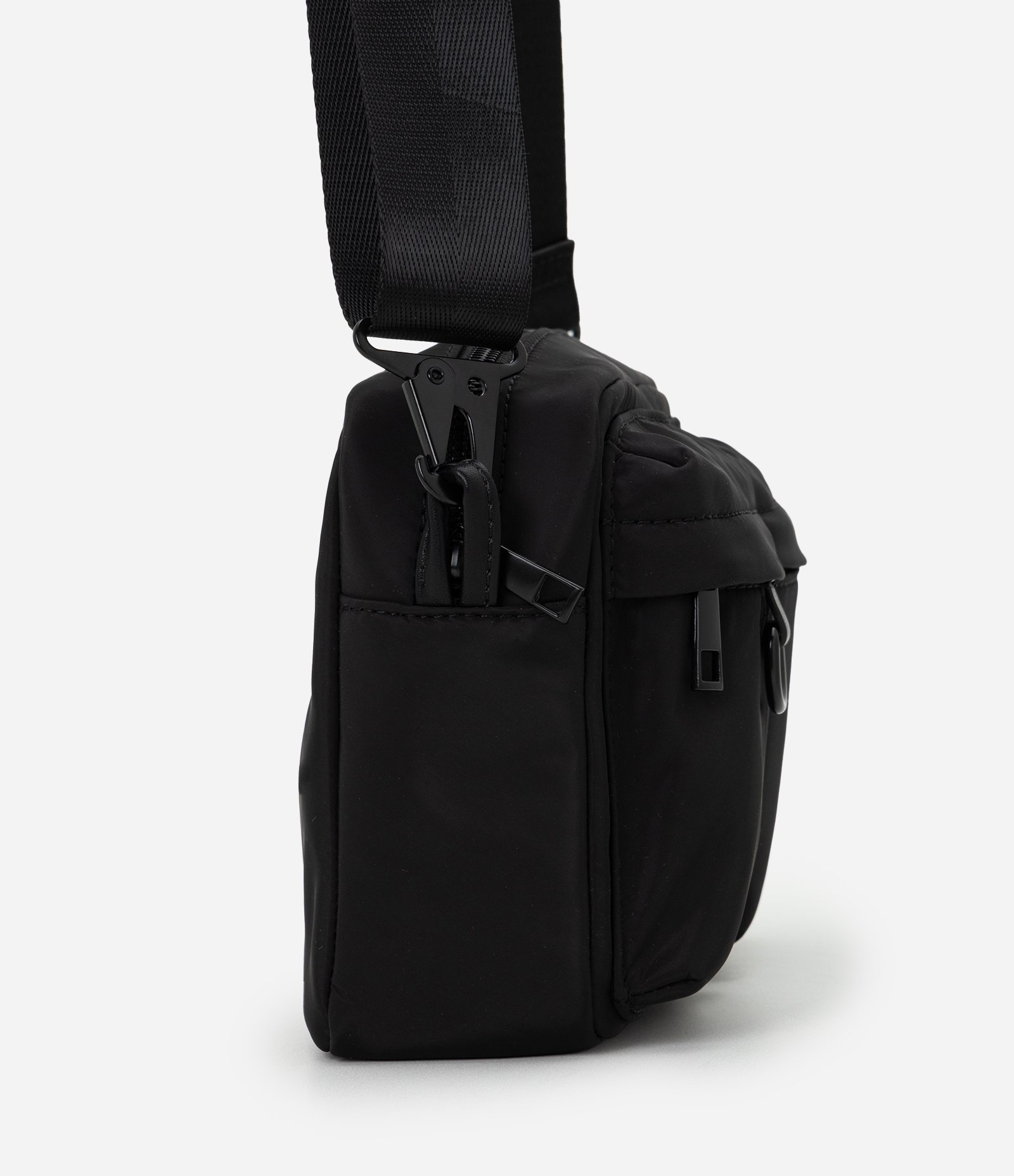 Bolsa Shoulder Bag com 2 Bolsos Preto 3