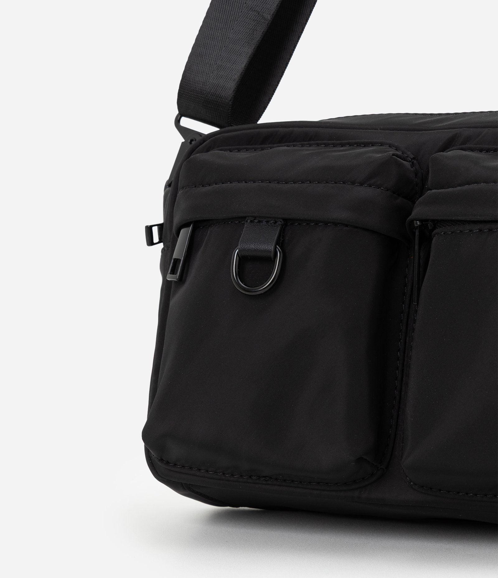 Bolsa Shoulder Bag com 2 Bolsos Preto 5