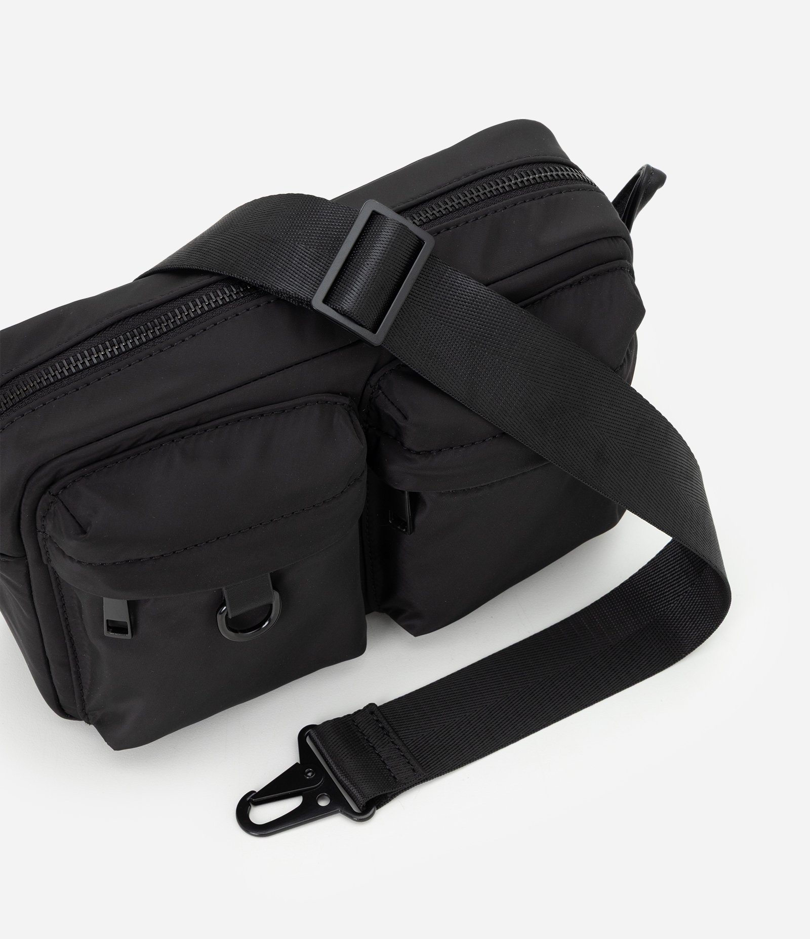 Bolsa Shoulder Bag com 2 Bolsos Preto 7