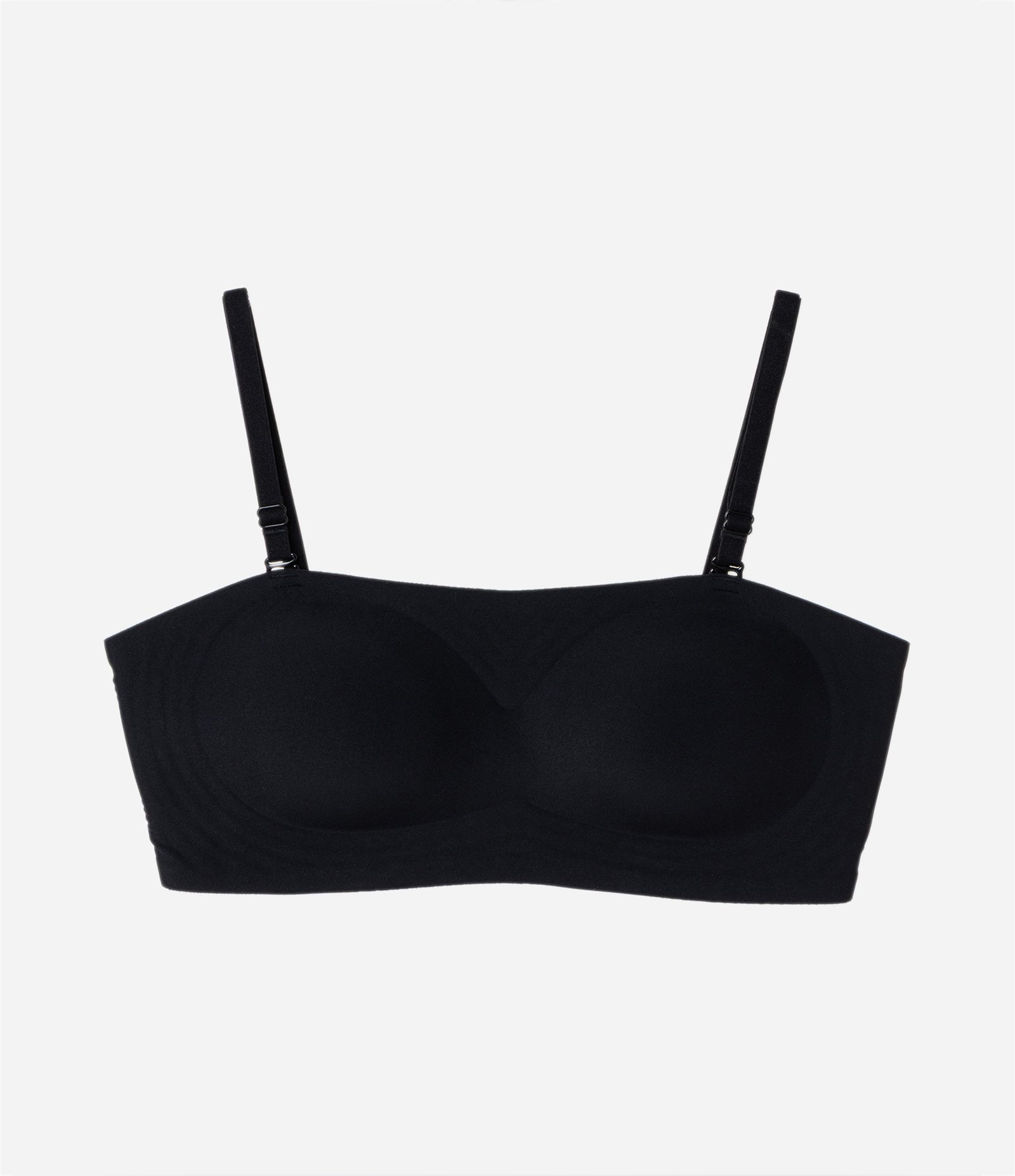 Sutiã sem Aro com Alça e Bojo Removível Fita Up Preto 4