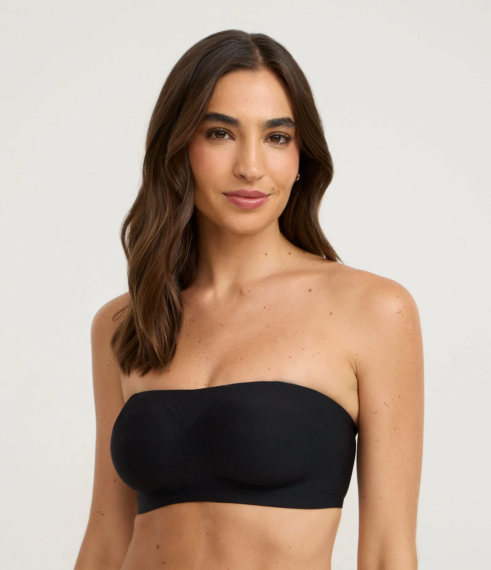Sutiã sem Aro com Alça e Bojo Removível Fita Up Preto 2