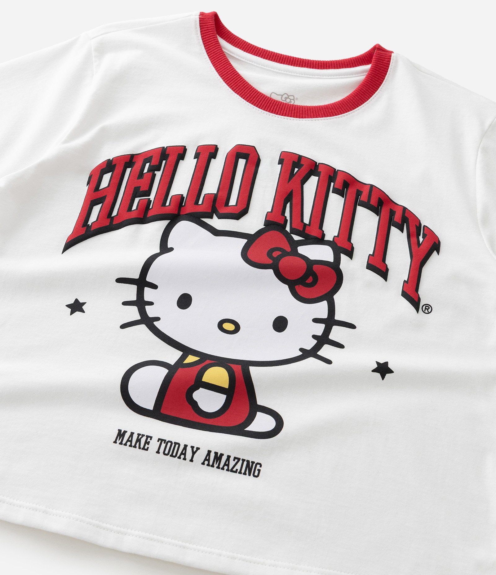 Blusa Infantil com Estampa Hello Kitty - Tam 5 a 14 Anos Branco 4