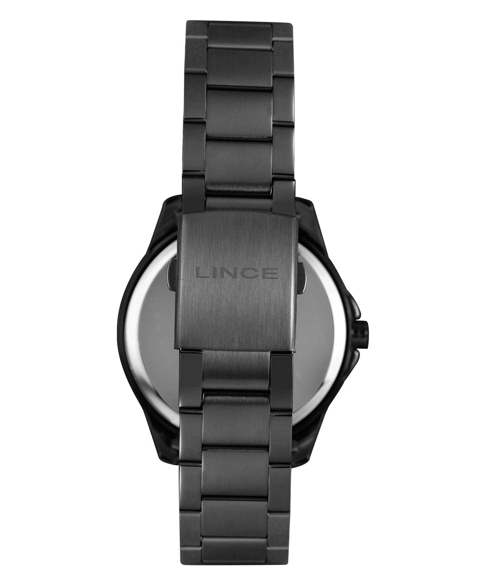 Relógio Analógico Lince Aço MRNM052L46 KAEGP2PX Preto 3
